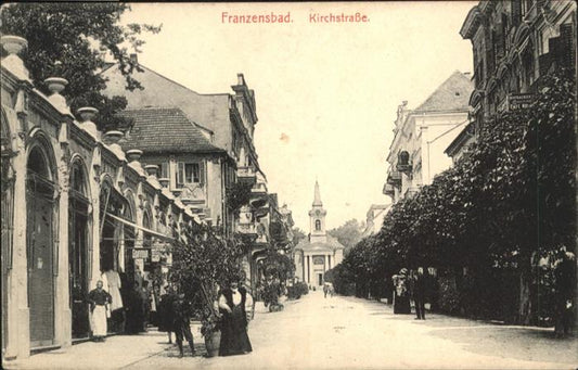 10909957 Franzensbad Franzensbad Kirchstrasse x