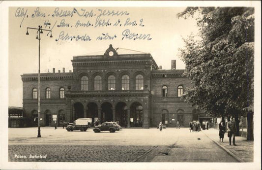 10910008 Posen Poznan Posen Bahnhof x