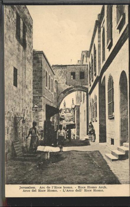 10915294 Jerusalem Yerushalayim Jerusalem Arc Ecce Homo Arch Arco *