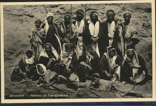 10956837 Jerusalem Yerushalayim Natives Transjordania