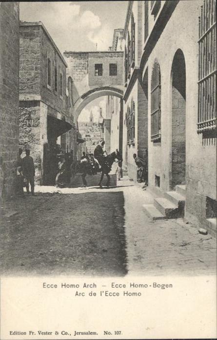 10956840 Jerusalem Yerushalayim [?] Ecce Homo Arch