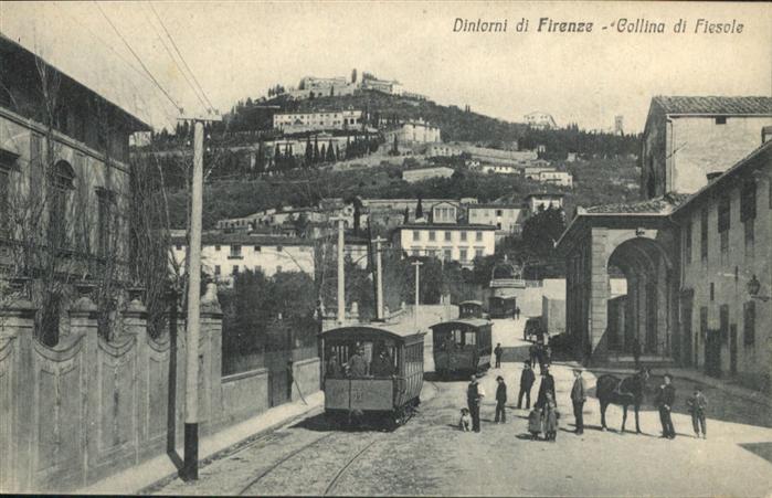 11020603 Firenze Florence Collina di Fiesole tram