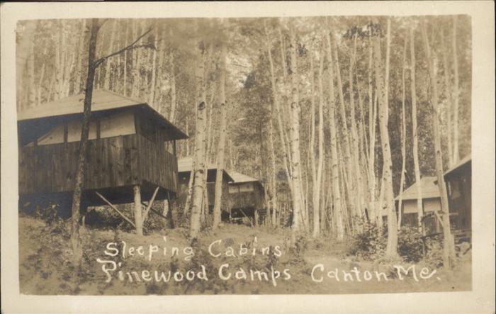 11031952 Canton Maine Pinewood Camps