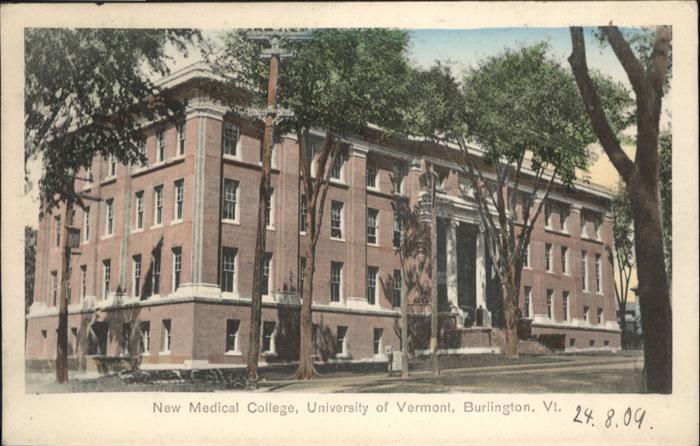 11032040 Burlington Vermont New Medical College University