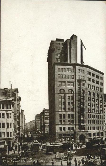 11032231 San Francisco California Chronicle Building Kutsche  Strassenbahn