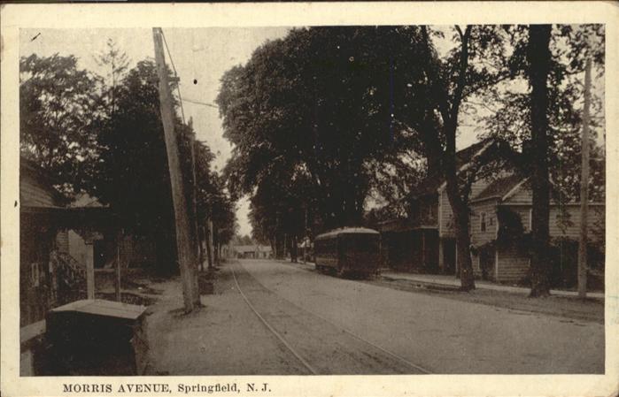 11032257 Springfield New Jersey Morris Avenue streetcar