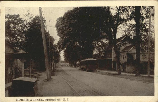 11032257 Springfield New Jersey Morris Avenue streetcar