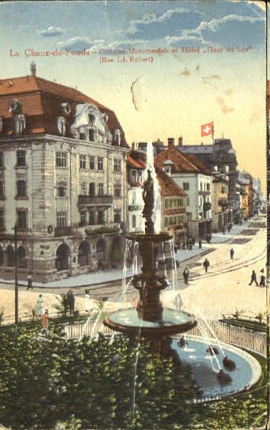 10551065 La La Chaux - de - Fonds Monument Hôtel Rue Ld Robert inutilisé env.