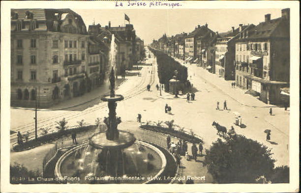 10551066 La La Chaux - de - Fonds Av. Leopold Robert Monument unused approx. 192