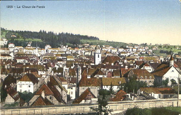 10551070 La La Chaux - de - Fonds unused around 1910