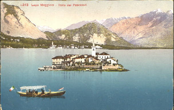 10551980 Isola the Pescatori Isola the Pescatori Lago Maggiore field post x 1915