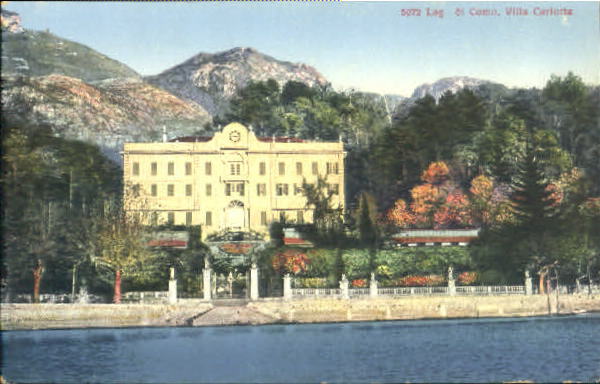 10599897 Cernobbio Lago di Como Como Villa ungelaufen ca. 1920