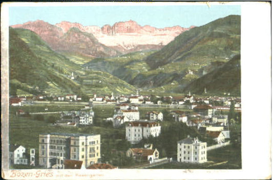 10599899 Gries-Quirein Bozen Bozen-Gries Rosengarten unused ca. 1900