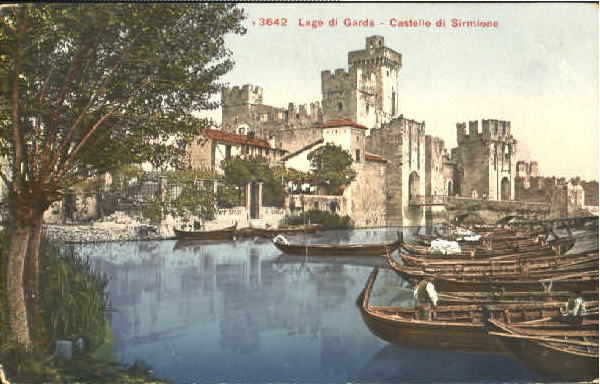 10599999 Garda Lago di Garda Garda Burg ungelaufen ca. 1920