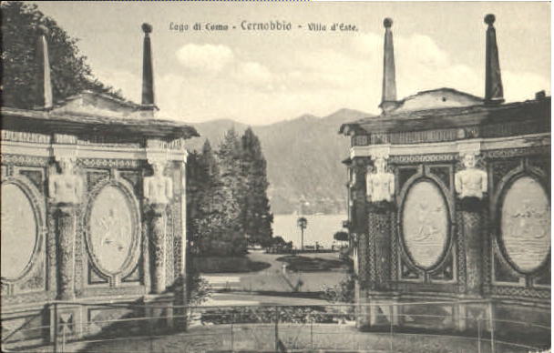 10600004 Cernobbio Lago di Como Villa ungelaufen ca. 1910