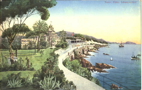 10600015 Nervi Nervi Hotel ungelaufen ca. 1920