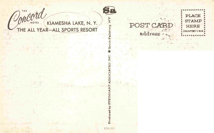 73993027 Kiamesha Lake New York USA The Concord Hotel aerial view