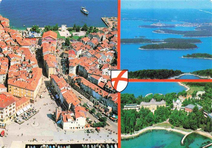 73993129 Rovinj Rovigno Istrien Croatia Stari dio grada Fliegeraufnahmen