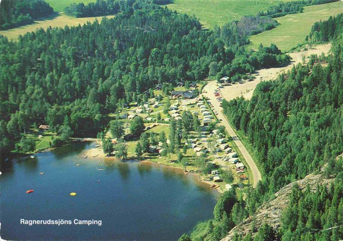 73993242 Dalsland Ragnerudssjoens Camping Fliegeraufnahme