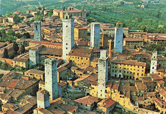 73993549 San Gimignano Toscana IT aerial photography