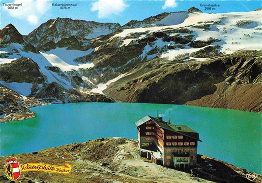 73994410 Rudolfshuette 2315m Weisssee AT Berghuette des oe.A.V. am Weisssee Wand