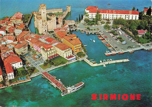 73994804 SIRMIONE Lago di Garda IT Fliegeraufnahme