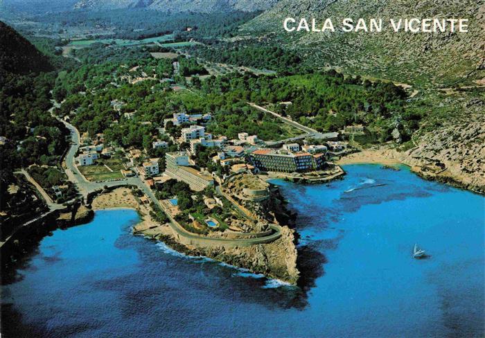 73995013 Cala San Vicente Mallorca aerial photo