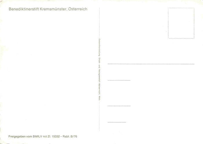 73995107 Kremsmuenster Oberoesterreich AT Benediktinerstift Fliegeraufnahme