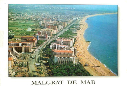 73995595 Malgrat-de-Mar Cataluna ES Fliegeraufnahme Costa del Maresme