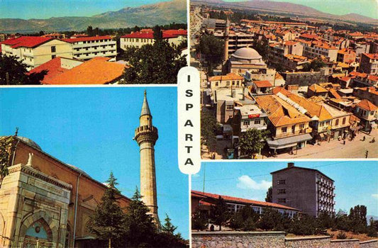 73995906 Isparta Panorama Minarett Fliegeraufnahme