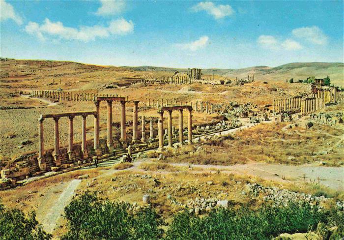 73995982 Jerash Gerash Jordania Saeulenstrasse