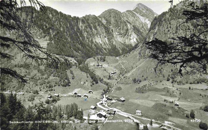 73995689 Hinterbichl Praegraten Fliegeraufnahme mit Schuesselspitze