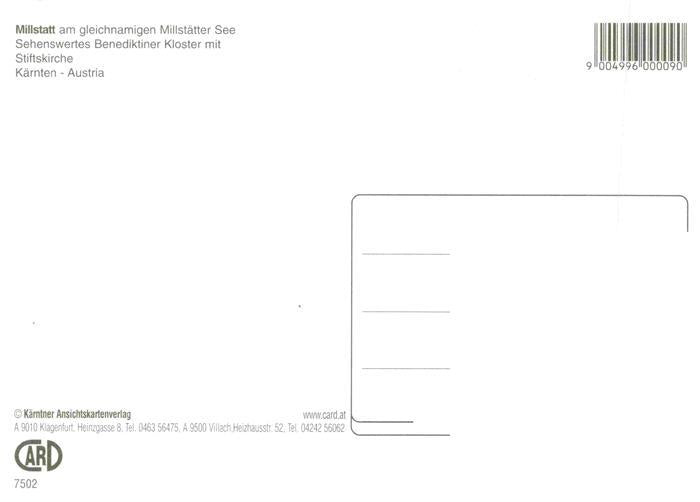 73995778 Millstatt Millstaettersee Kaernten AT Fliegeraufnahme mit Benediktiner