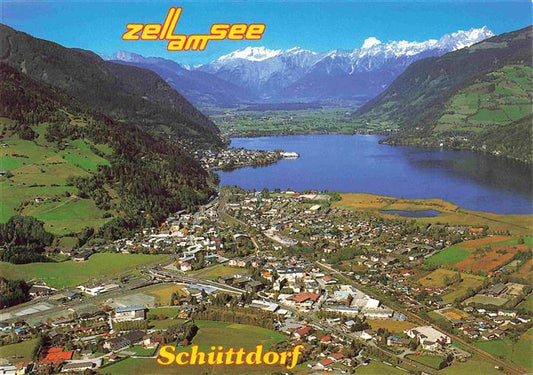 73996017 ZELL AM SEE Pinzgau-Pongau AT Schuettdorf Fliegeraufnahme