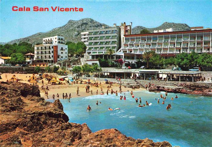 73996046 Cala San Vicente Mallorca Beach Hotels Bathing Fun