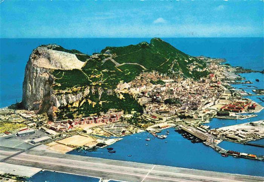 73996284 GIBRALTAR Gibilterra Fliegeraufnahme