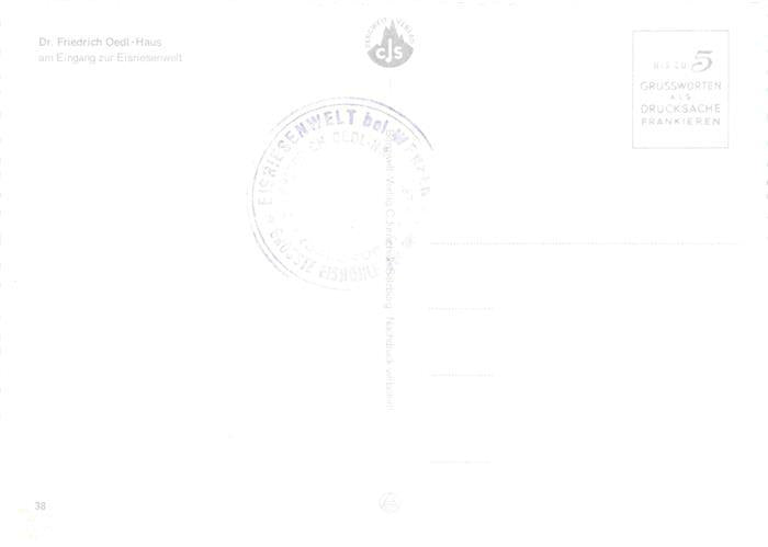 73996509 Werfen Pinzgau-Pongau AT Dr Friedrich Oedl Haus am Eingang zur Eisriese