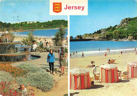 73996566 St Brelades Bay Jersey UK Fountain Beach Beaucoup