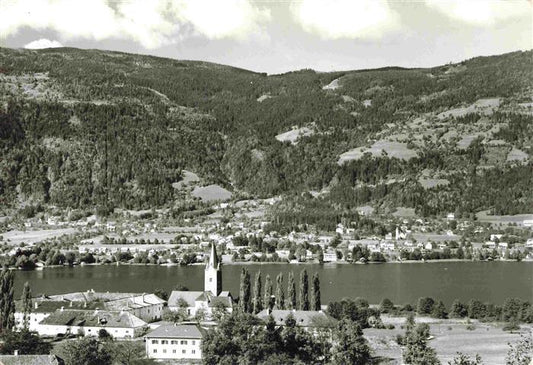 73996599 Ossiach Ossiachersee Kaernten AT mit Bodensdorf und Gerlitzen