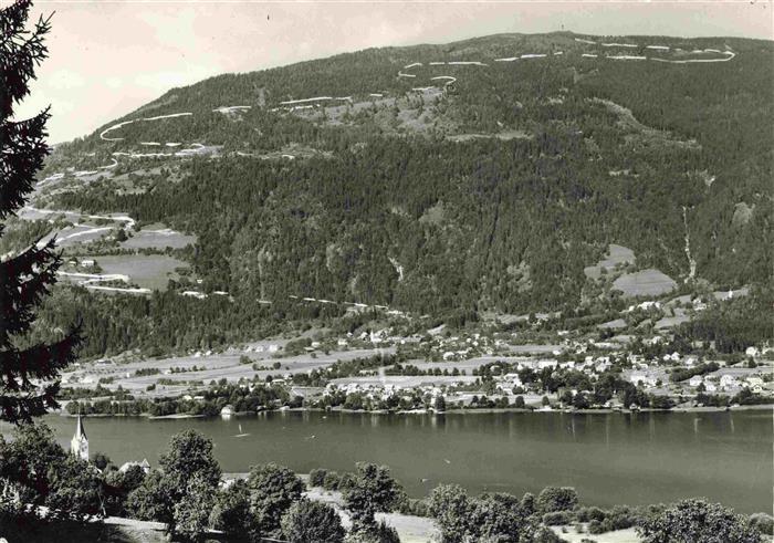 73996602 Bodensdorf Ossiacher See AT mit der Gerlitzenstrasse zu den Berghuetten