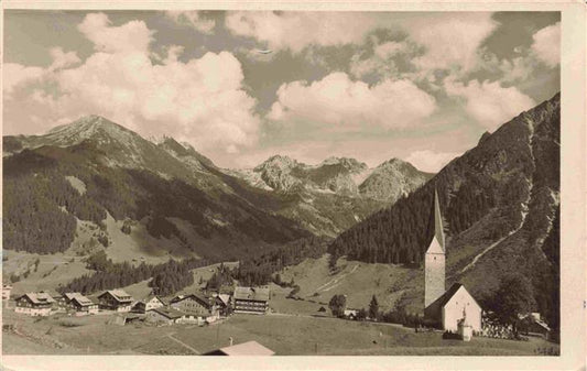 73996307 Mittelberg Kleinwalsertal AT mit Schafalpenkoepfe und Hammerspitze