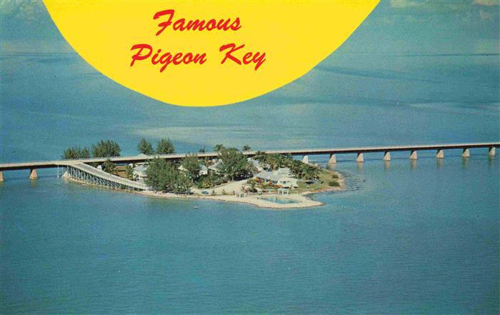 73996323 Key West Florida USA Air view of Piegon Overseas Highway