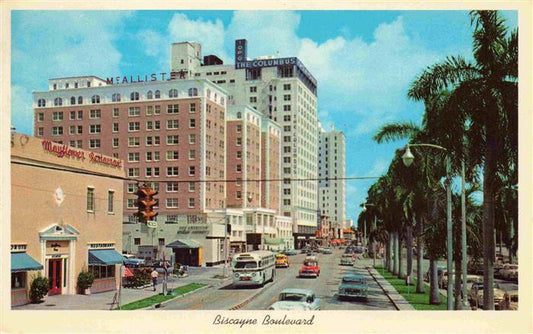 73996335 MIAMI Florida USA Biscayne Boulevard Hotel Row