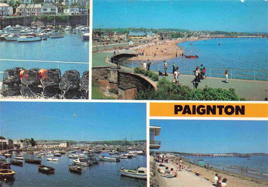 73996431 Paignton UK Panorama Beach Harbour