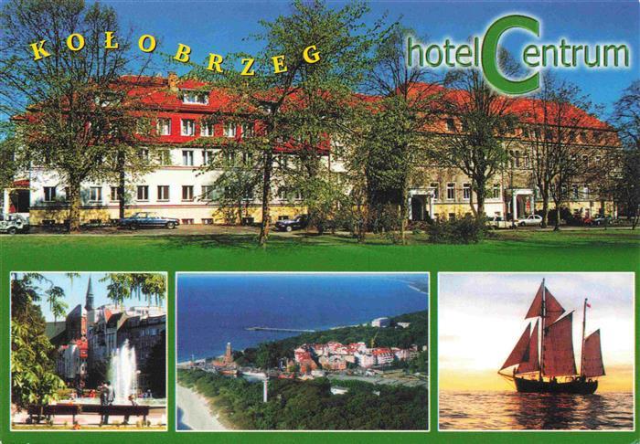 73996934 KOLOBRZEG Kolberg Ostseebad PL Hotel Centrum Park Fliegeraufnahme Segel