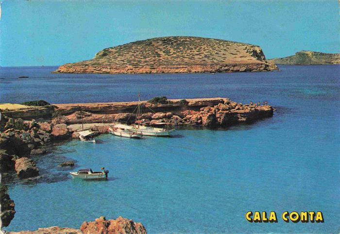 73997130 IBIZA Islas Baleares ES Cala Conta aerial photo