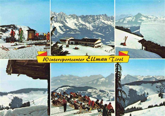 73996695 Ellmau Elmau Tirol AT Wintersportcenter Ellmau Teilansichten Sonnenterr