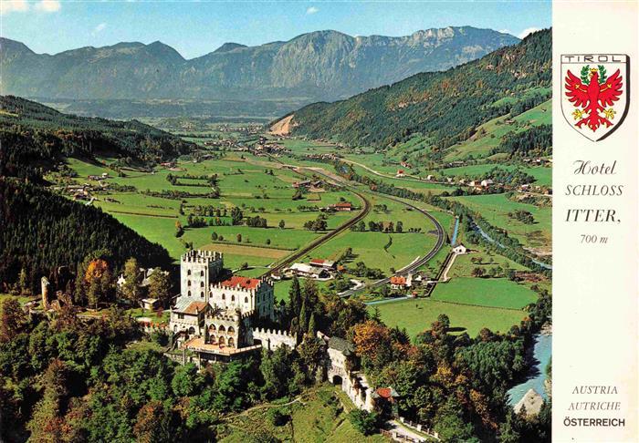 73997011 Itter Tirol Hotel Schloss Fliegeraufnahme