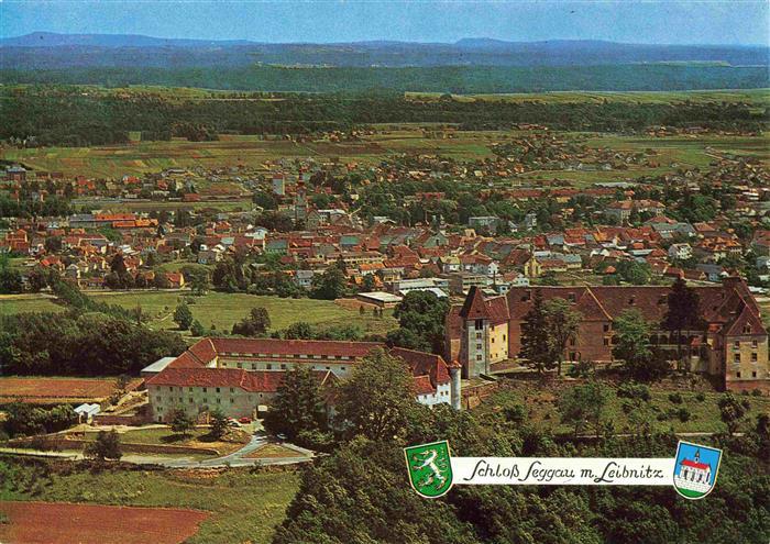 73997012 Leibnitz Steiermark AT Fliegeraufnahme Erzbischoefliches Schloss Seggau