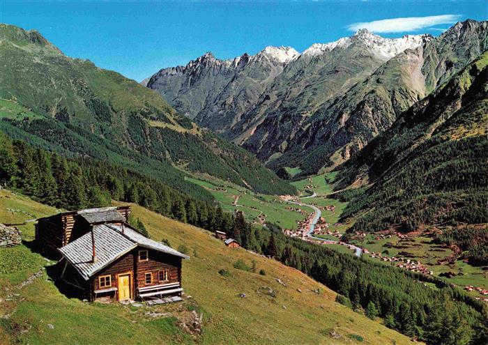 73998229 Soelden  oetztal AT Blick von der Gaislachalm